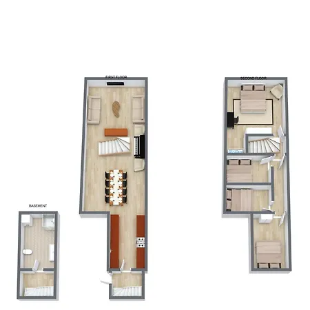 Charming 4br Duplex In Norrebro Apartmán Kodaň
